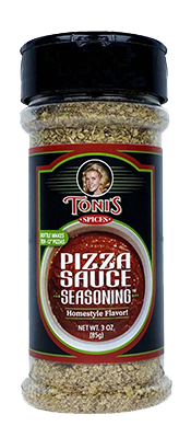 Toni's Pizza Sauce Seasoning Bottle