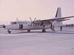Pacific F27 SJC 1968, Agent Roger Smith in Cargo Pit assisting Manager Dick Harrison at Passenger Door