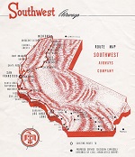 1948 SWA Route Map 1948 SWA Route Map