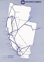 SWA 1955 Systemwide Route Map SWA 1955 Systemwide Route Map