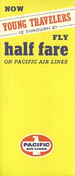 Young Travelers fly Half-Fare Young Travelers fly Half-Fare