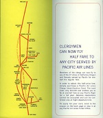 Clergymen Fly 1/2 Fare Brochure - inside Clergymen Fly 1/2 Fare Brochure - inside