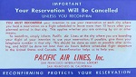 Reconfirm Reservation Reminder Card