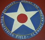 Hand Painted Flight Jacket Patch 1943 WWII Contact Pilot School Thunderbird Field, Glendale, Arizona (Submitted by Dan Veenstra) Hand Painted Flight Jacket Patch 1943 WWII Contact Pilot School Thunderbird Field, Glendale, Arizona (Submitted by Dan Veenstra)