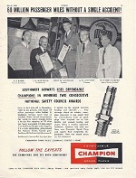 1950 Champion Spark Plug Ad (Submitted by Dan Veenstra) 1950 Champion Spark Plug Ad (Submitted by Dan Veenstra)