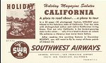 Holiday Magazine & Southwest Airways Coop Promo. (Submitted by Matt Doherty) Holiday Magazine & Southwest Airways Coop Promo. (Submitted by Matt Doherty)