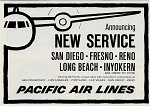 New Service for SAN, FAT, RNO, LGB & IYK (Submitted by Casino Bruno) New Service for SAN, FAT, RNO, LGB & IYK (Submitted by Casino Bruno)