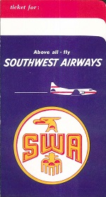 SWA Ticket Jacket (Submitted by Jim Johnson) SWA Ticket Jacket (Submitted by Jim Johnson)