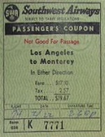Passenger Coupon (Submitted by Dan Veenstra) Passenger Coupon (Submitted by Dan Veenstra)