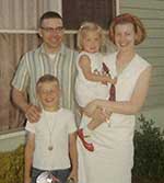 Kip Wharton, son-Jeff, daughter-Julie, & wife Sarah (Submitted by daughter, Julie Koenig) 