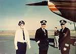 Station Agent Captain Bill Hughes, Captain Gordon St. John (Submitted by Buck Hilton)