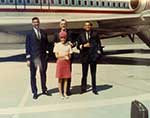 L-R Harry Coffin, Earl Spencer, Pete Peterson, Bonnie Starr (Submitted by Buck Hilton)