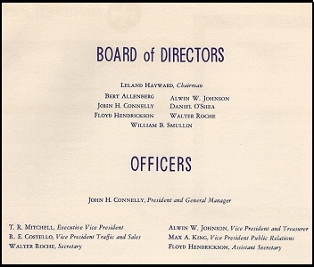 1953 Board of Directors & Officers