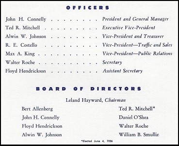 1955 Officers & Board of Directors