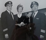 L-R Captain Carl Mauck, Cindy, Captain Ernie Clark - Photo by Mike Haywood (Submitted by Ernie Clark's daughter, Sharon Clark DeVos)