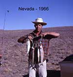 Station Agent Don Hargreaves exhibiting results of his fishing skills (Submitted by Don Hargreaves)
